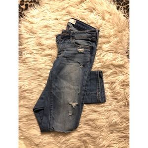 Abercrombie and Fitch distressed jeans